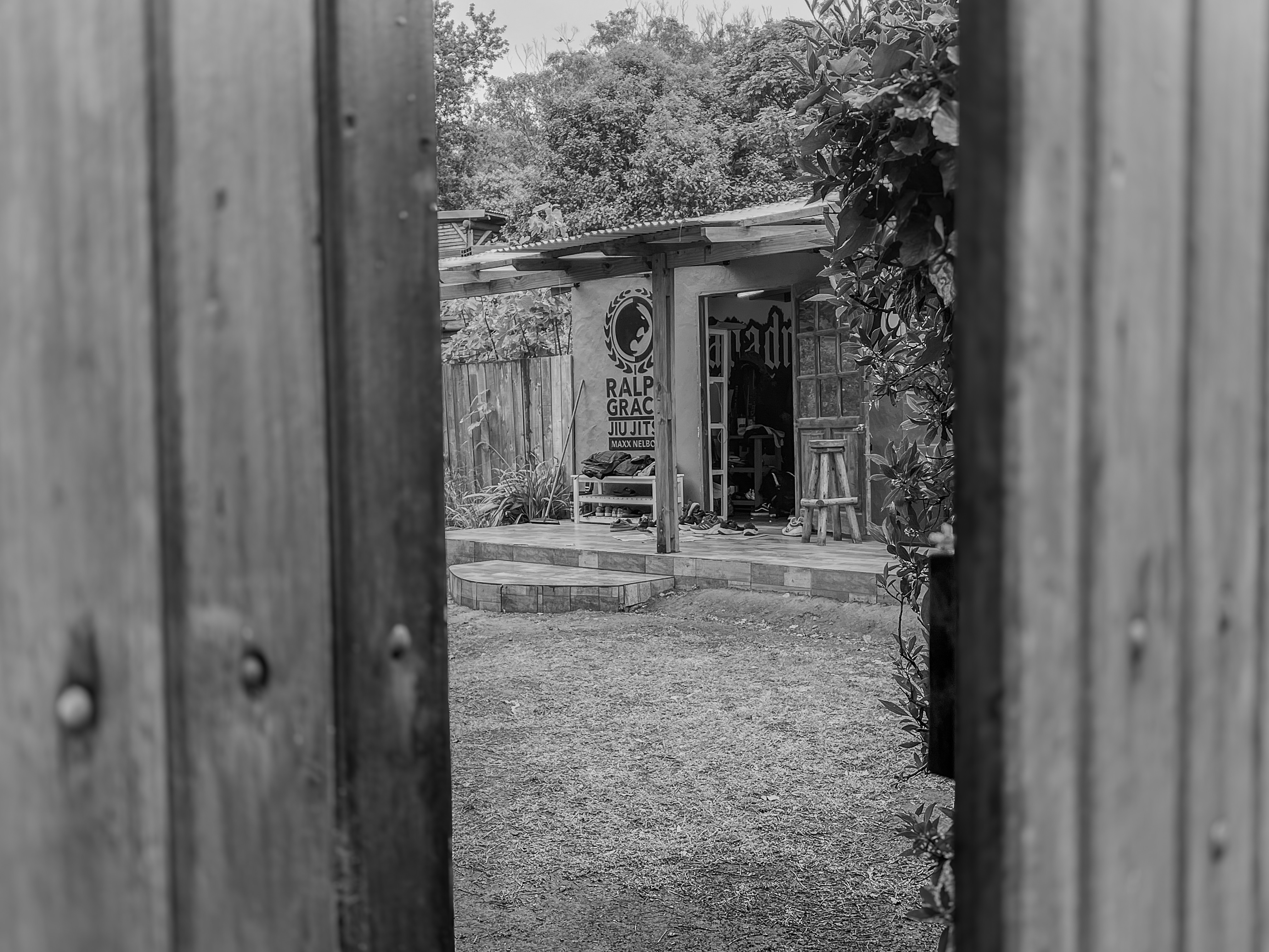 Coral BJJ — entrada del estudio